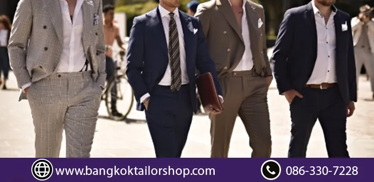 Tailor in Bangkok: 5 Types of Tailored Suits Every Man Should Have in His Wardrobe